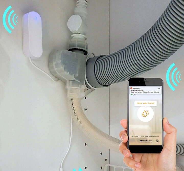 WASSERLECK-FLUT-SENSOR, WIFI-SENSOR TUYA LIFE SMART - Image 2